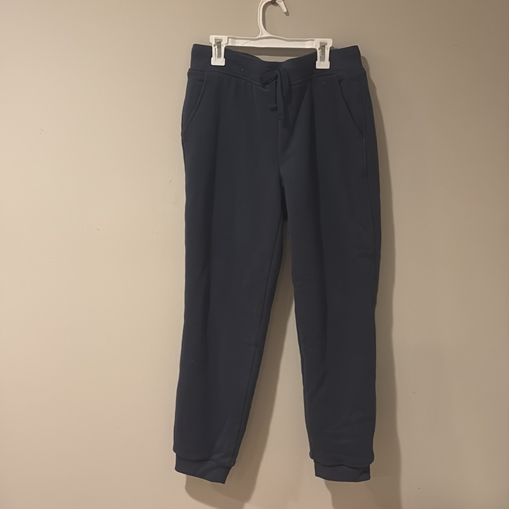 LL Bean fully fleece lined cozy, jogger style  sweatpants.